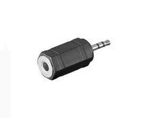 Adapteris AV MicroConnect Jack 2,5mm - Jack 3,5mm juoda (AUDASM)