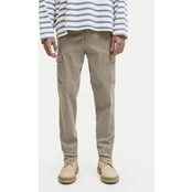 Jack & Jones Medžiaginės kelnės Stace Arthur 12282388 Smėlio Regular Fit