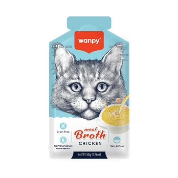 Wanpy sriuba katėms, su vištiena, 50g