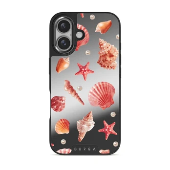 Seashells - iPhone 16 Case, Elite Mirror Dark (MagSafe) / Gunmetal