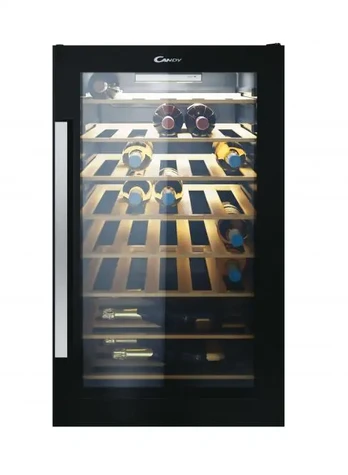 Vyno šaldytuvas Candy CWC 154 EEL/N	 Energy efficiency class G, Free standing, Bottles capacity 41, Black