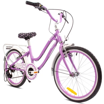 Vaikiškas dviratis Heart Bike 20", violetinis
