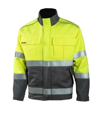 Welders winter jacket Tat Multi 6405, yellow/grey XL, Dimex