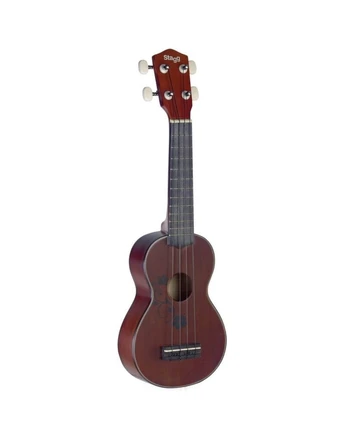 Soprano ukulelė Stagg US20 FLOWER (+ dėklas)