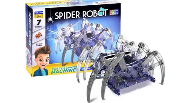 SpiderRobo elektroninis žaislas – voro roboto konstruktorius