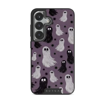 Spooky - Samsung Galaxy S25 Plus Case, Elite Dark (Magnetic) / Silver
