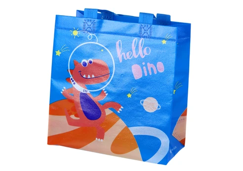 Lean Dinosaur Gift Bag Mėlyna 23cm x 21.5cm x 11cm