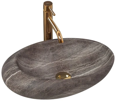 Pastatomas praustuvas REA ROXY A STONE D. 49x31x13,5