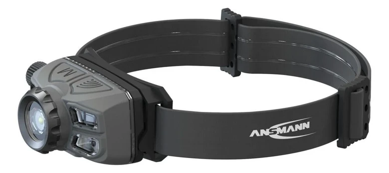 Ansmann HD450FRS Black, Grey Headband flashlight LED