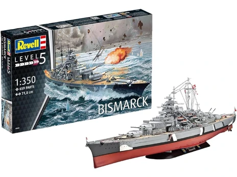 Konstruktorius Revell - Bismarck, 1/350, 05040