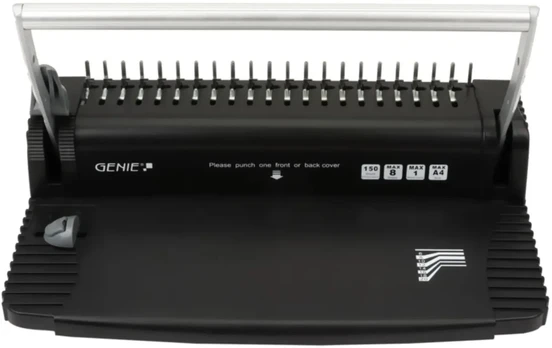 GENIE Spiralbindegerät CB-820 inkl. Plastikbinderücken sw