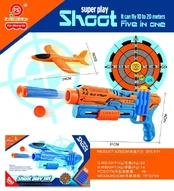 5in1 Orange Plane Launcher Pistol kaina