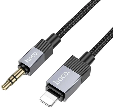 Hoco Jack AUX kabelis 3,5 mm (kištukas) - Lightning (kištukas), 1 m, UPA32A, juodas