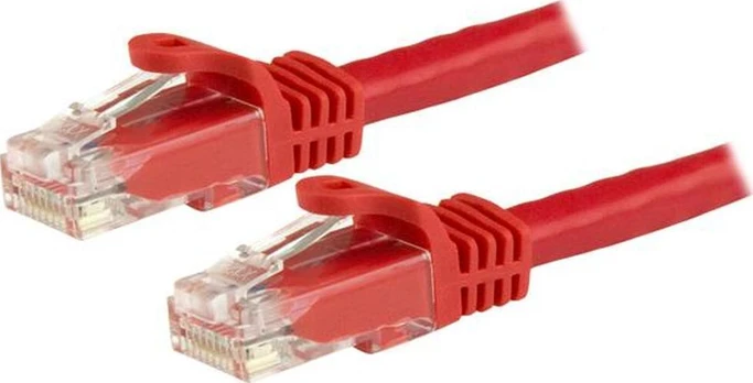 StarTech 1.5 M CAT6 CABLE - Raudonas/SNAGLESS - 24 AWG VARINIS LAIDAS