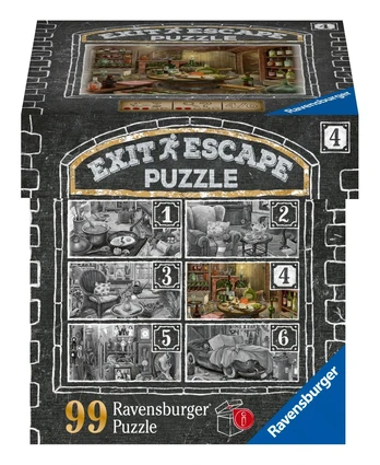 Ravensburger EXIT dėlionė „Paslaptingas dvaras: vyno rūsys“ Nr. 4, 99 det.