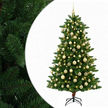 Artificial Christmas Tree with Bauble 180 cm 300 LED