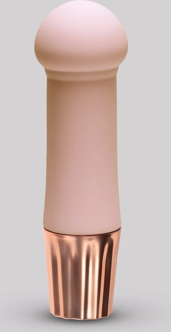Crushious Mellow Puff Mini Wand - Compact Pink Massager, 11 cm