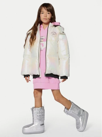 Karl Lagerfeld Kids Žieminė striukė Z31357 D Balta Regular Fit