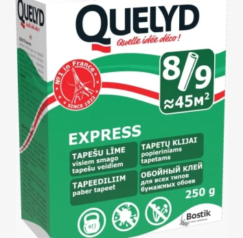 BOSTIK Tapetų klijai QUELYD Express, 250g