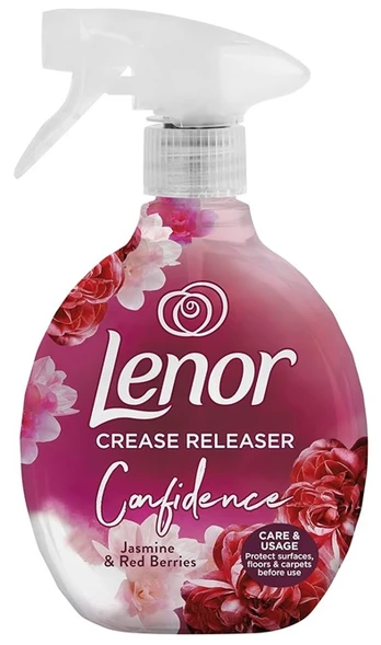 Audinių lyginimo purškiklis LENOR Jasmine & Red Berries, 500 ml
