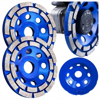 2x Deimantinis betono šlifavimo diskas 125mm segmentinis