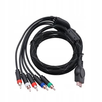 Žaidimų konsolė Iris Component Kabelis 5 x Rca Ps2/ps3 Konsolėms