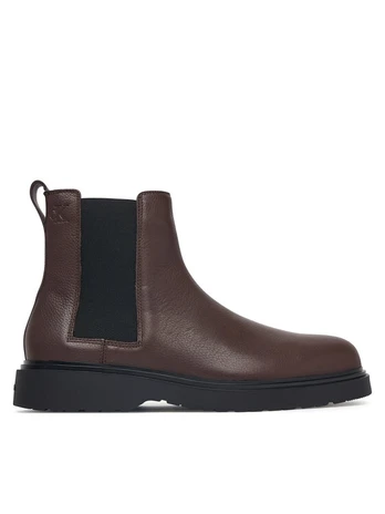 Calvin Klein Štibletai Combat Ess Chelsea Boot Lth YM0YM01374 Ruda