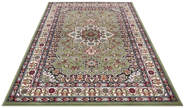 Nouristan Mirkan kilimas Parun Tabriz 80x150 cm, žalias