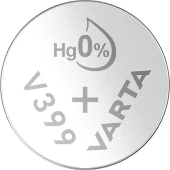 Varta -V399, Vienkartinis akumuliatorius, SR57, sidabro oksidas (S), 1,55 V, 1 vnt., 42 mAh