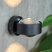 "Puk Mini Wall", G9, skaidrūs lęšiai, matinės juodos spalvos