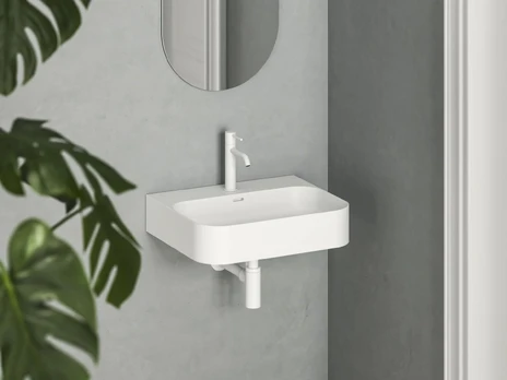Keraminis pastatomas praustuvas Ravak Ceramic, Slim R 55 cm Wall