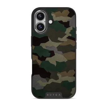 Tropical Green Camo - iPhone 17 Case, Elite Dark (MagSafe) / Gunmetal