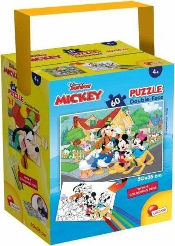 Dėlionė Lisciani Puzzle vamzdis mini 60 peliukas Mikis