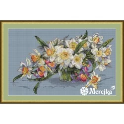 Daffodils SK14 siuvinėjimo rinkinys iš Merejka