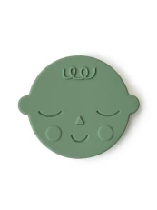 MUSHIE silikoninis kramtukas FACE, Pistachio kaina