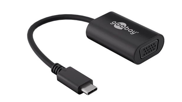 USB adapteris Goobay USB-C - VGA Juodas (38531)