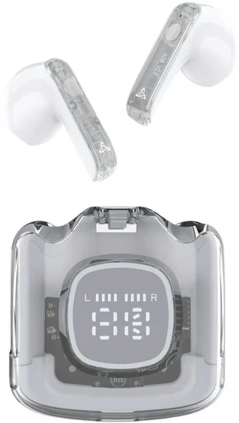 Bluetooth ausinės į ausį Sbox EB-TWS148, baltos