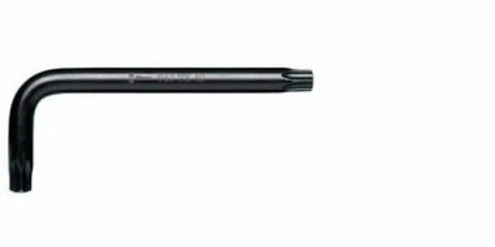 L-raktas TORX 967, juodas TX 40x76, Wera