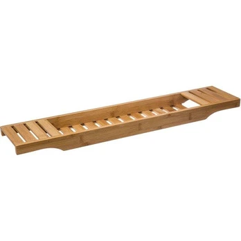 Bamboo Bambukinė vonios padėklo lentyna, vonios dėklas