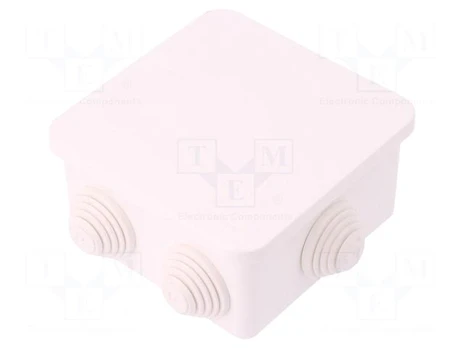 Enclosure: junction box | X: 87mm | Y: 87mm | Z: 45mm | wall mount | IP55