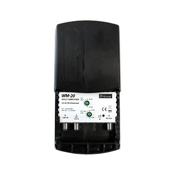 Stiebo stiprintuvas WM-20 UHF VHF DVB-T2 5G APSAUGA Telkom Telmor