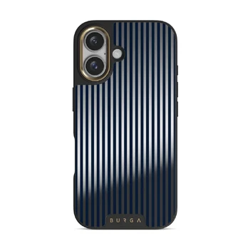 Fine Line - iPhone 16 Case, Elite Mirror Dark (MagSafe) / Gold