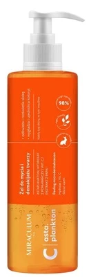 Valomasis veido gelis Miraculum Asta Plankton, 200 ml, moterims, -