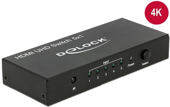 SPLITTER VIDEO DELOCK 5X HDMI -> HDMI ULTRA HD 4K