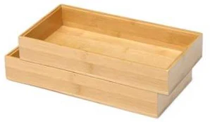 Multi Serviravimo padėklas 15x30 cm bambukas, 4 vnt./dėžutėje