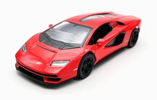 KiNSMART automobilis, Lamborghini Countach LPI 800-4, raudonas