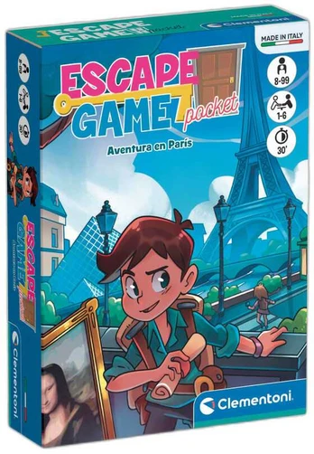 Clementoni Spanish Escape Game Adventure in Paris board game
