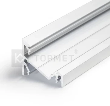 3m LED juostos profilis CORNER14 EF/TY, neanoduotas aliuminis