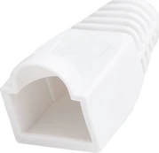 Priedas Unitek RJ45 Plug Cover 6 mm 100 pcs, balta kaina