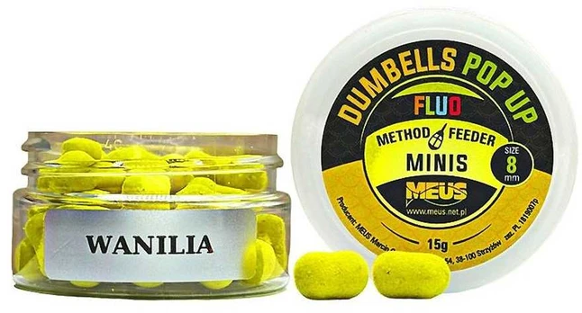Boiliai Meus Dumbells Pop Up Mini 8mm - Vanilla